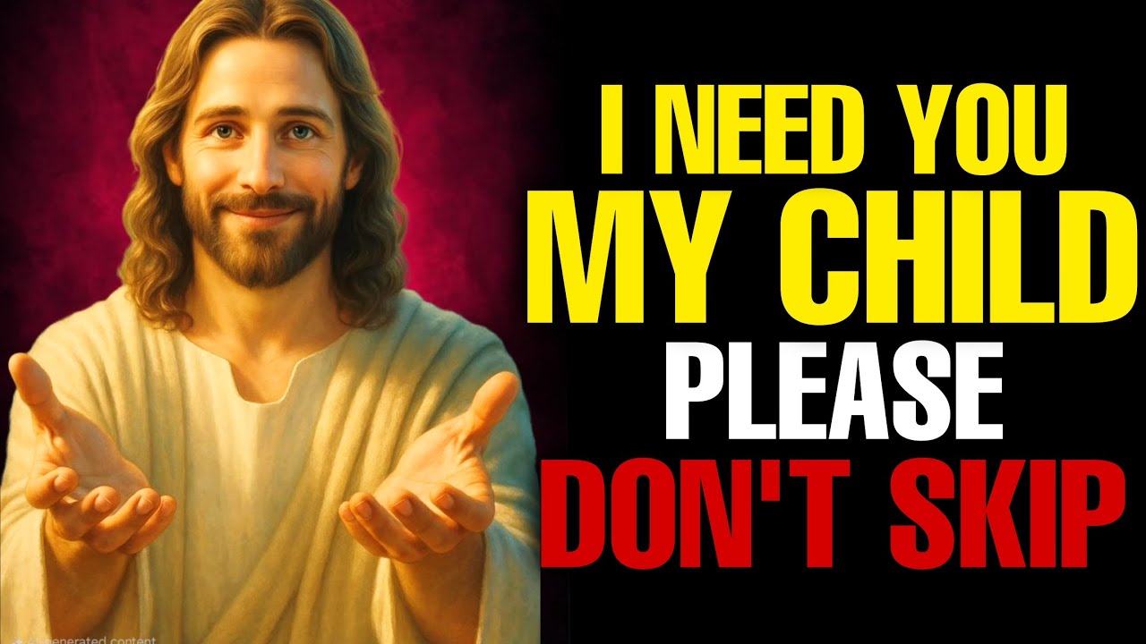 ✝️God Says: “If You See This, Jesus Wants to Talk to You”😭🙏 | God's message today | Jesus Calling