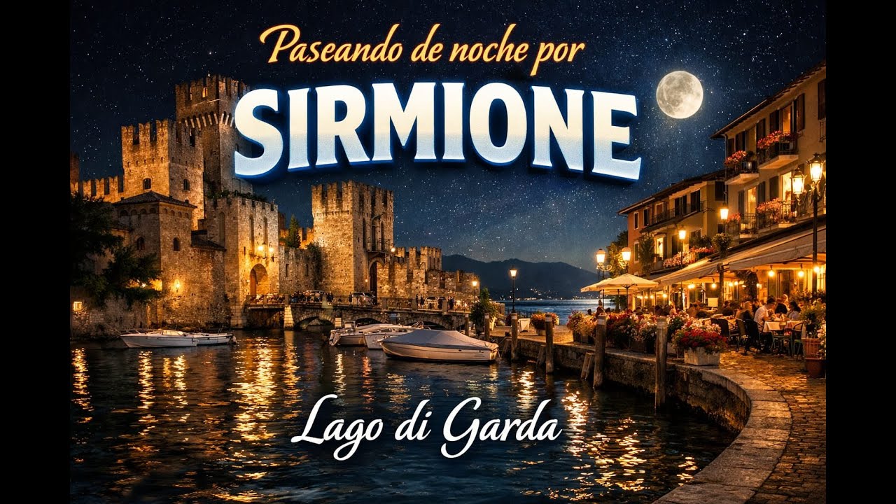VISITA SIRMIONE DE NOCHE ¡¡ (IMPRESCINDIBLE) Lago di Garda