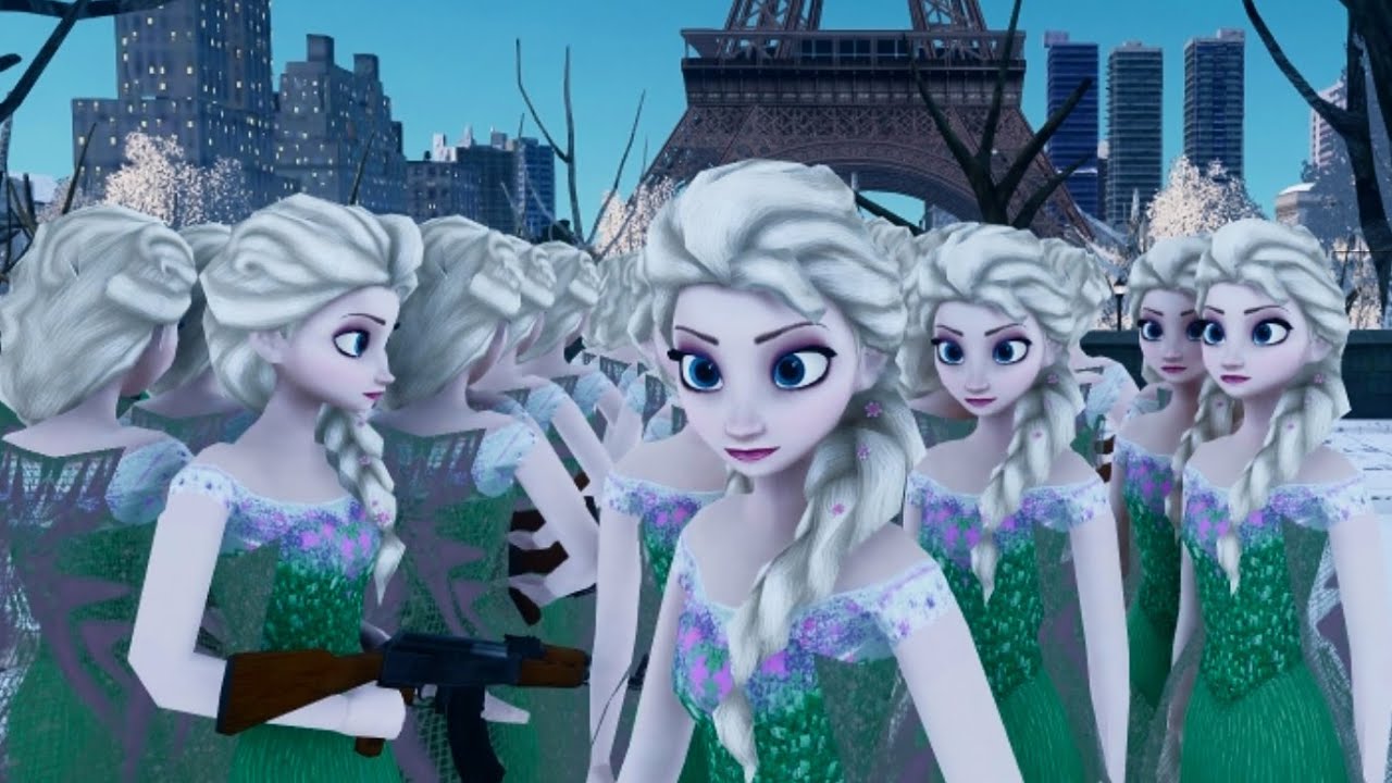Elsa The Snow Queen Emerald Dress Frozen Fever GTA 4 MOD HD