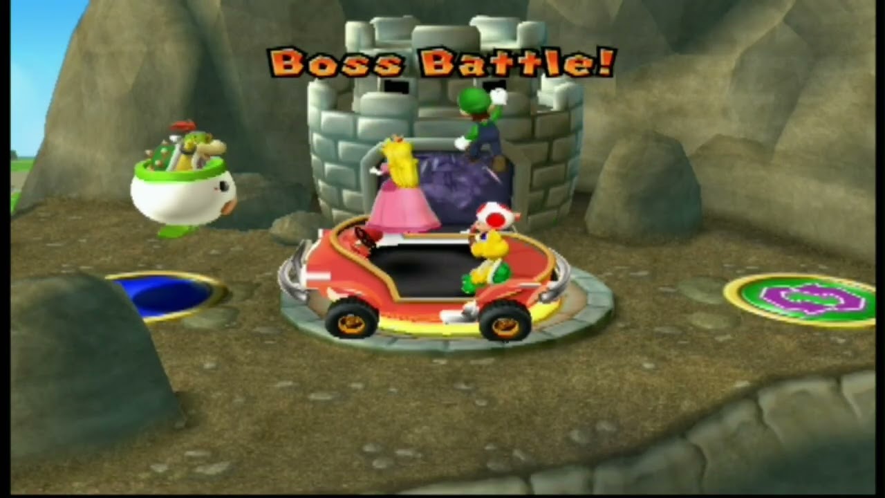 Mario Party 9 Part 2 - Toad Road Gameplay 4 Players