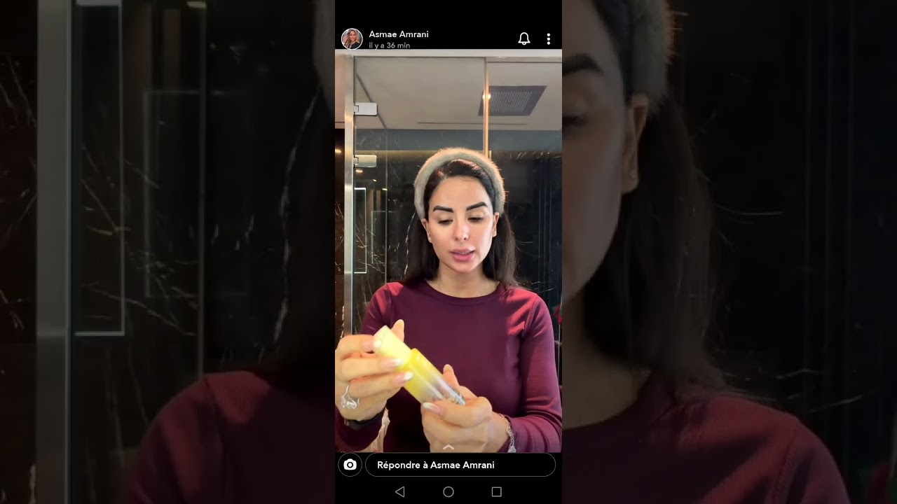 Asmae Elamrani korean skincare    سكينكيركورية   أسماء العمراني