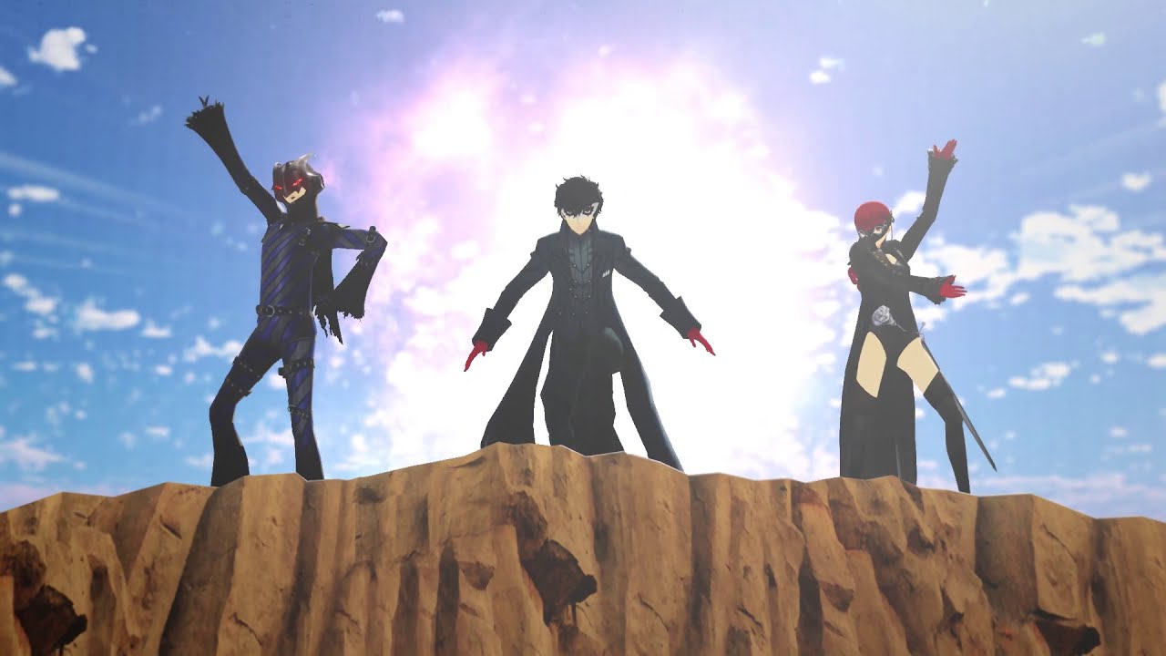 [MMD Persona 5]Urotander, Underhanded Rangers-Joker+Crow+Violet
