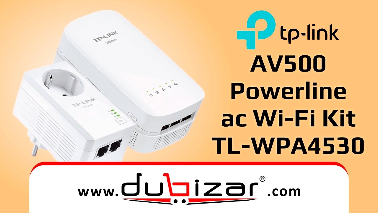 TP Link AV500 Powerline AC750 Wi Fi KIT TL WPA4530 KIT - dubizar.com - Online Store Dubai, U.A.E.