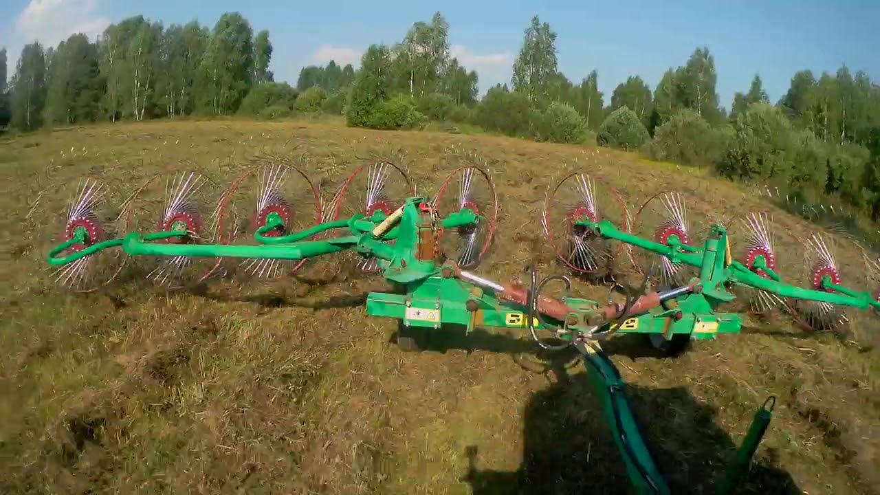 Грабли ворошилки колесно пальцевые ГКП 6,3