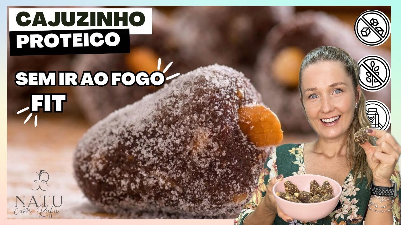 CAJUZINHO FIT FÁCIL, RÁPIDO E DELICIOSO - SEM AÇÚCAR E SEM LEITE CONDENSADO