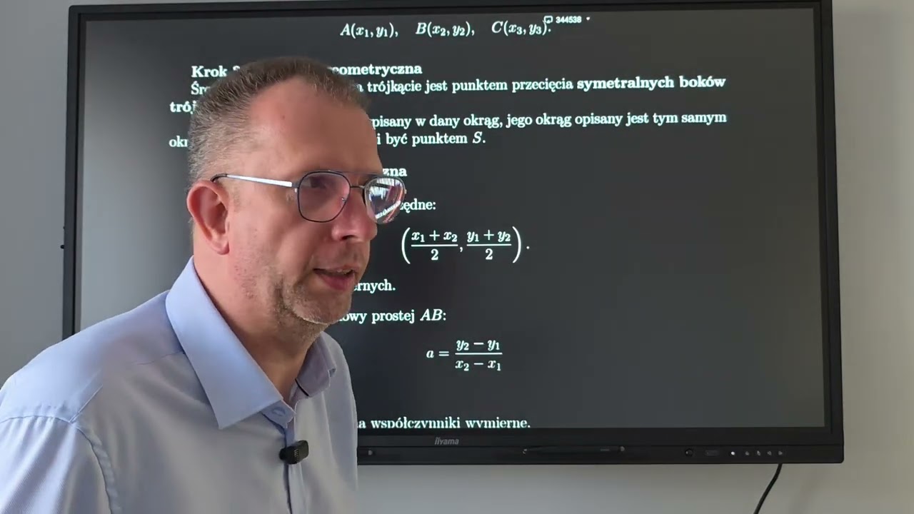 Dowód nie wprost na przykładzie zadania z geometrii analitycznej