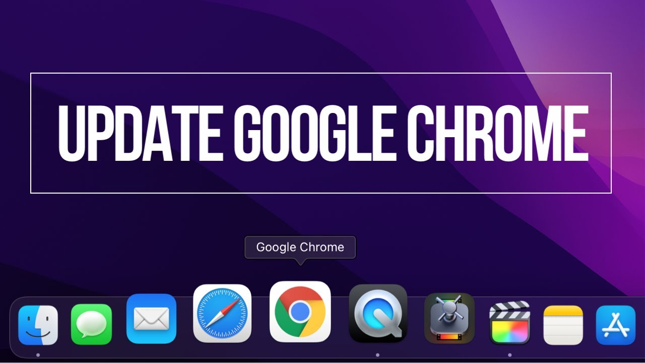 How to Update Google Chrome on macOS Monterey