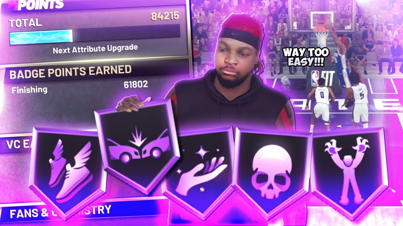 UNLOCKING THE ULTIMATE 99 OVERALL SLASHER METHOD IN NBA 2K20?! FASTEST WAY TO BOOST OVERALL/BADGES!!