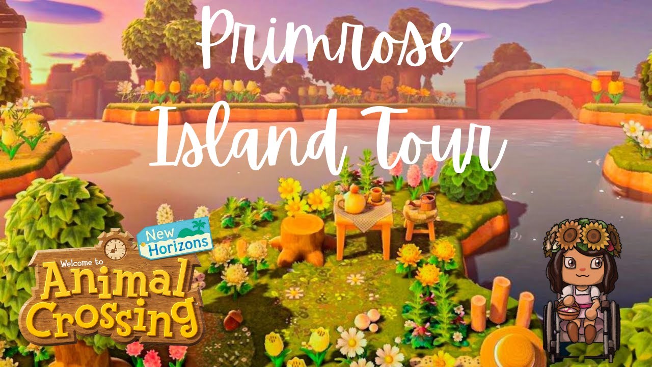 Touring a Stunning Springcore Watercore Island of Primrose! Absolute Must See! ACNH Animal Crossing!