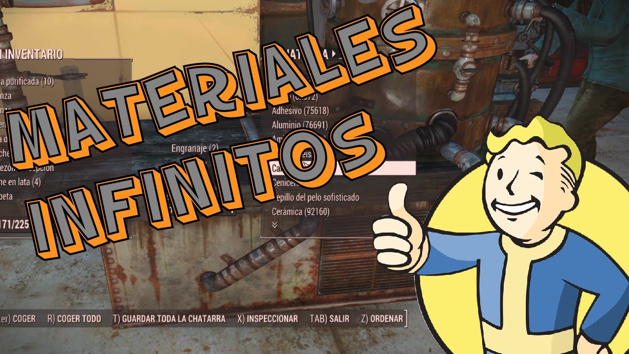 COMO CLONAR CUALQUIER MATERIAL | MATERIALES INFINITOS | FALLOUT 4