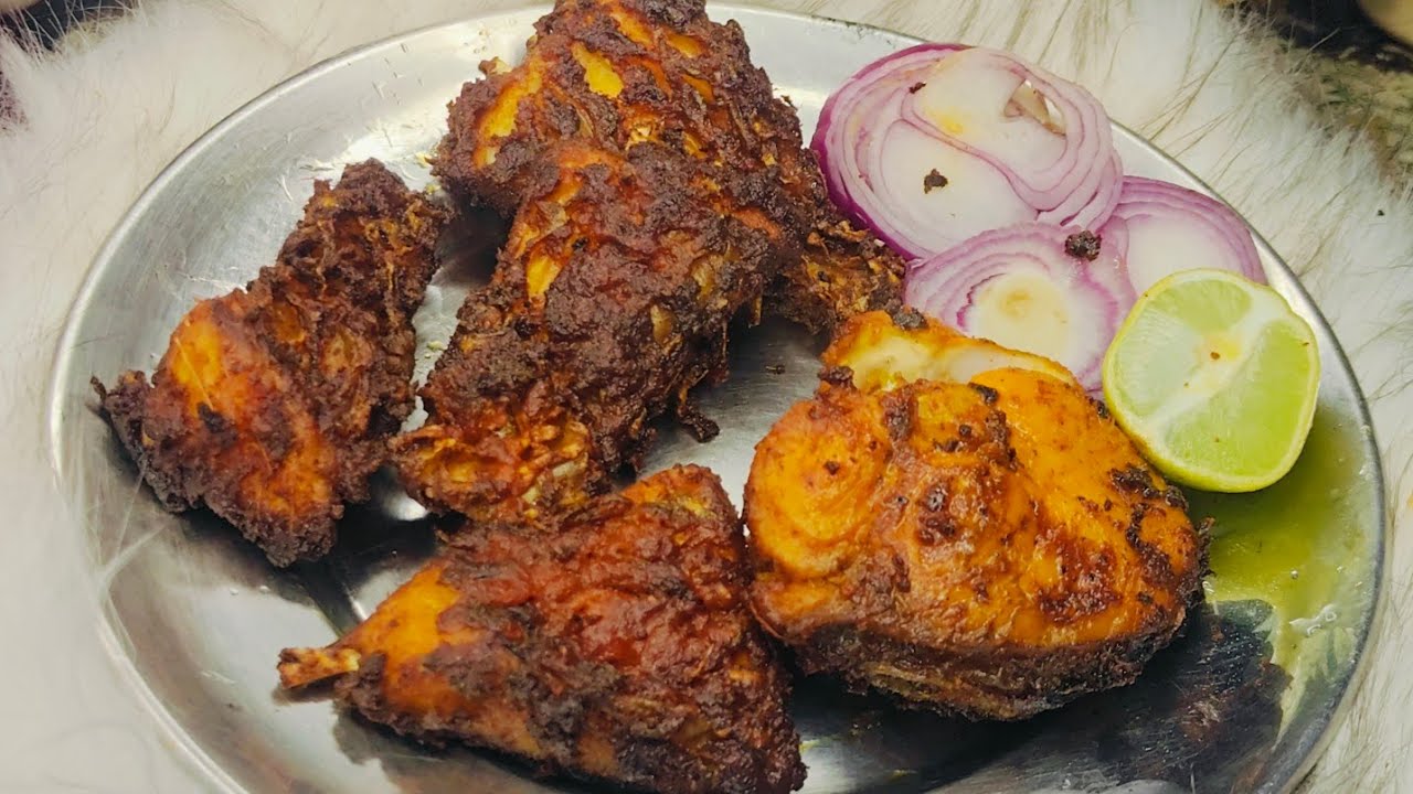 Delicious chatpati spicy and juicy tandoori fish fry recipe. market style how to make spicy fish fry