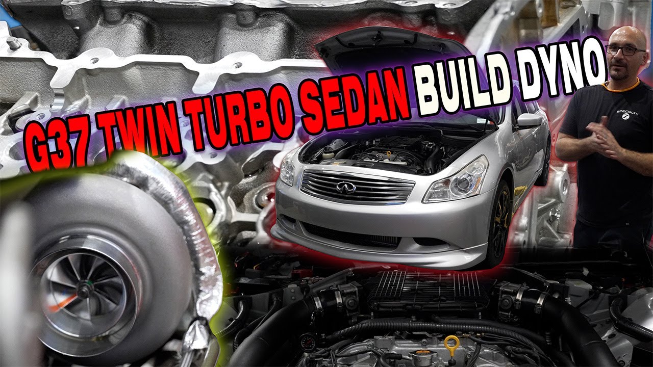 Сборка и динамометрический стенд G37 Twin Turbo Sedan Sleeper