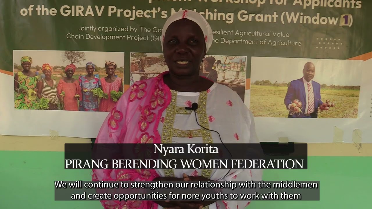 GIRAV MATCHING GRANT WINDOW 1 APPLICANTS