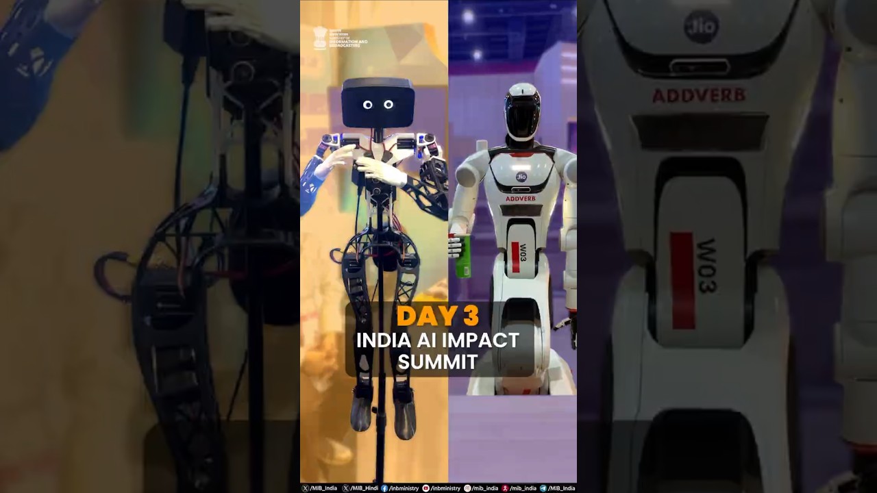 Day 3 of the India AI Impact Summit witnesses a powerful blend of technology and creativity