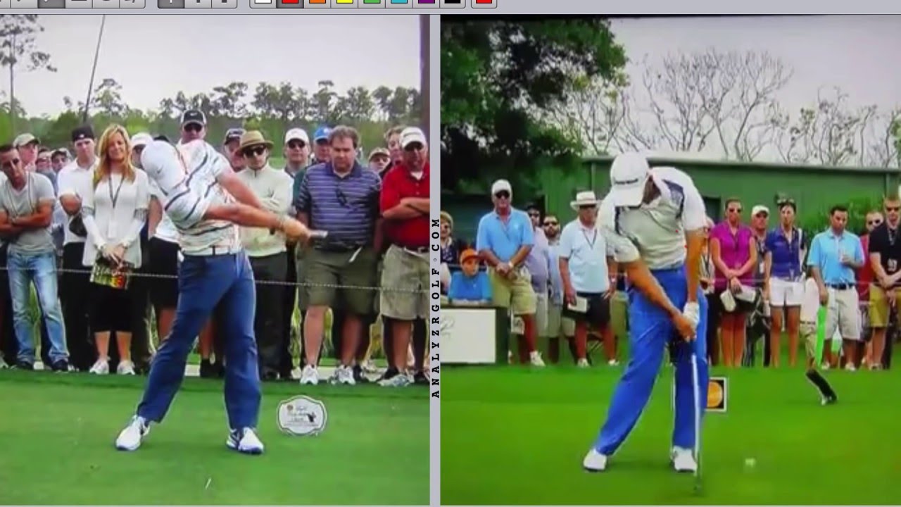 Louis Oosthuizen - Slow motion golf swing analysis