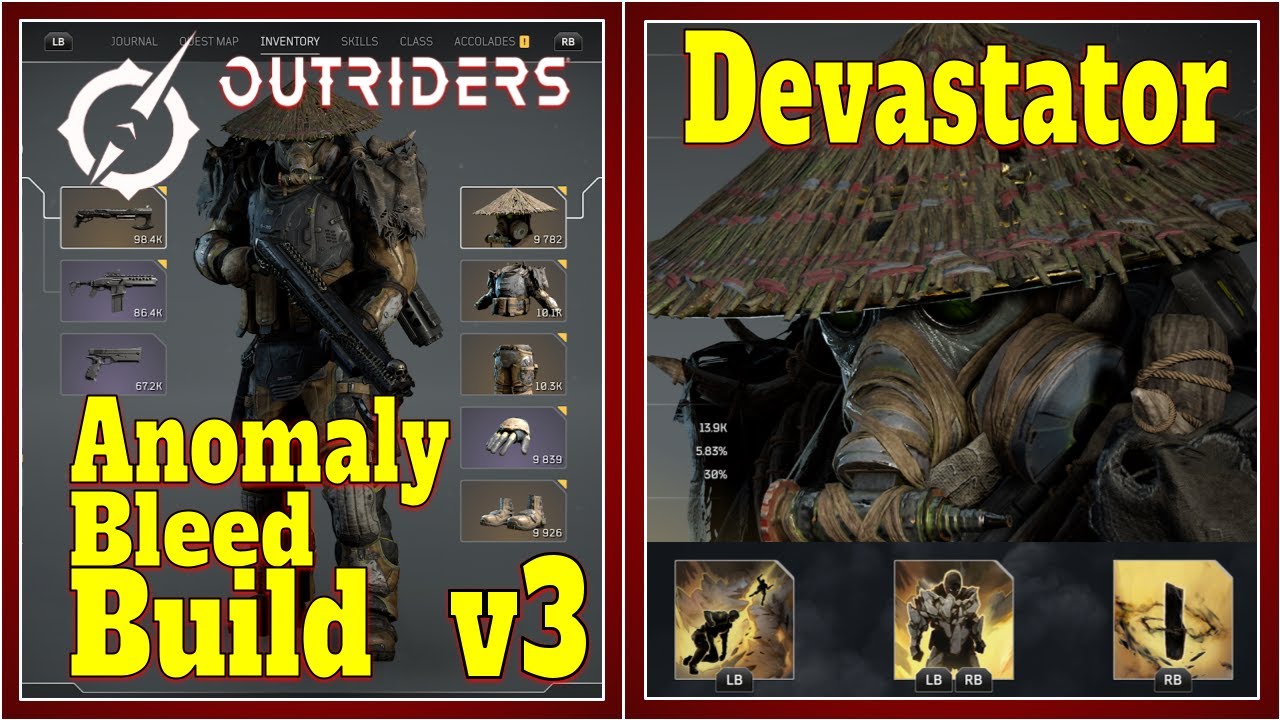 Outriders - OP Devastator CT15 AP Bleed Build (v3) Do All Expeditions on T15 - Paxian Homestead Run