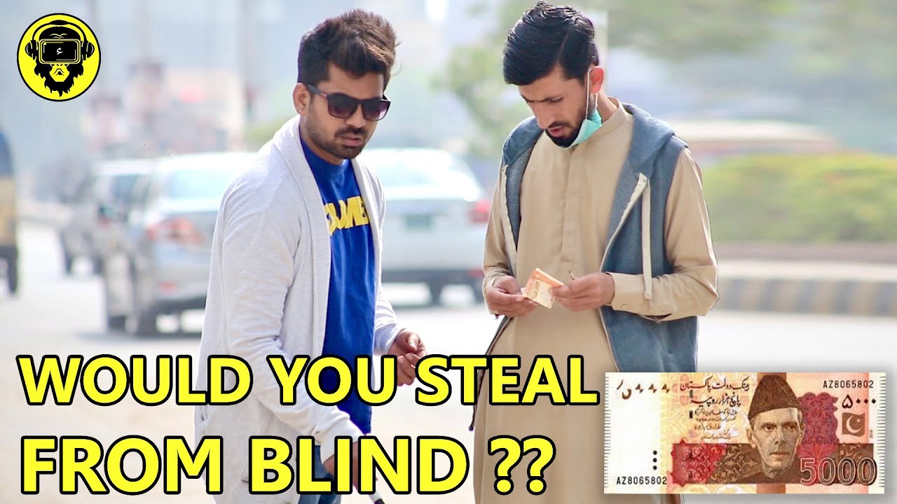 Blind Man Asking for 5000 Change