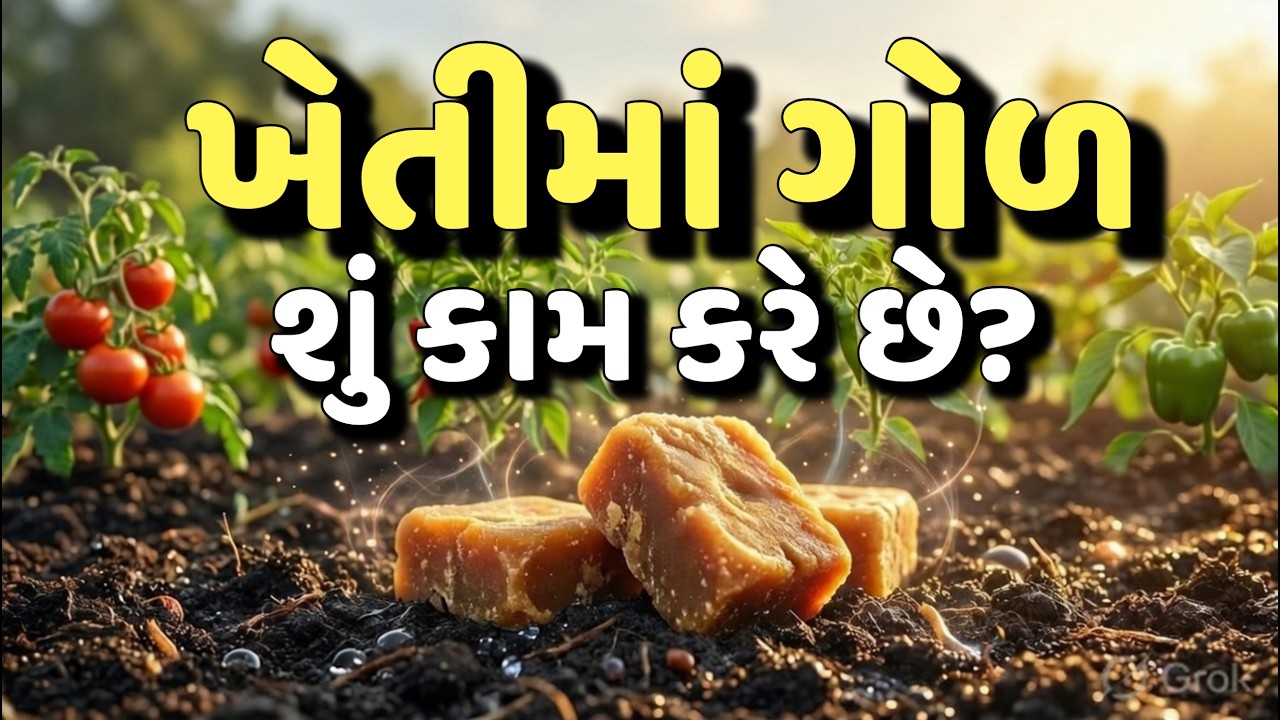 ખેતરમાં 1 કિલો ગોળ નાખી જુઓ - યુરિયા,DAP ભૂલી જશો