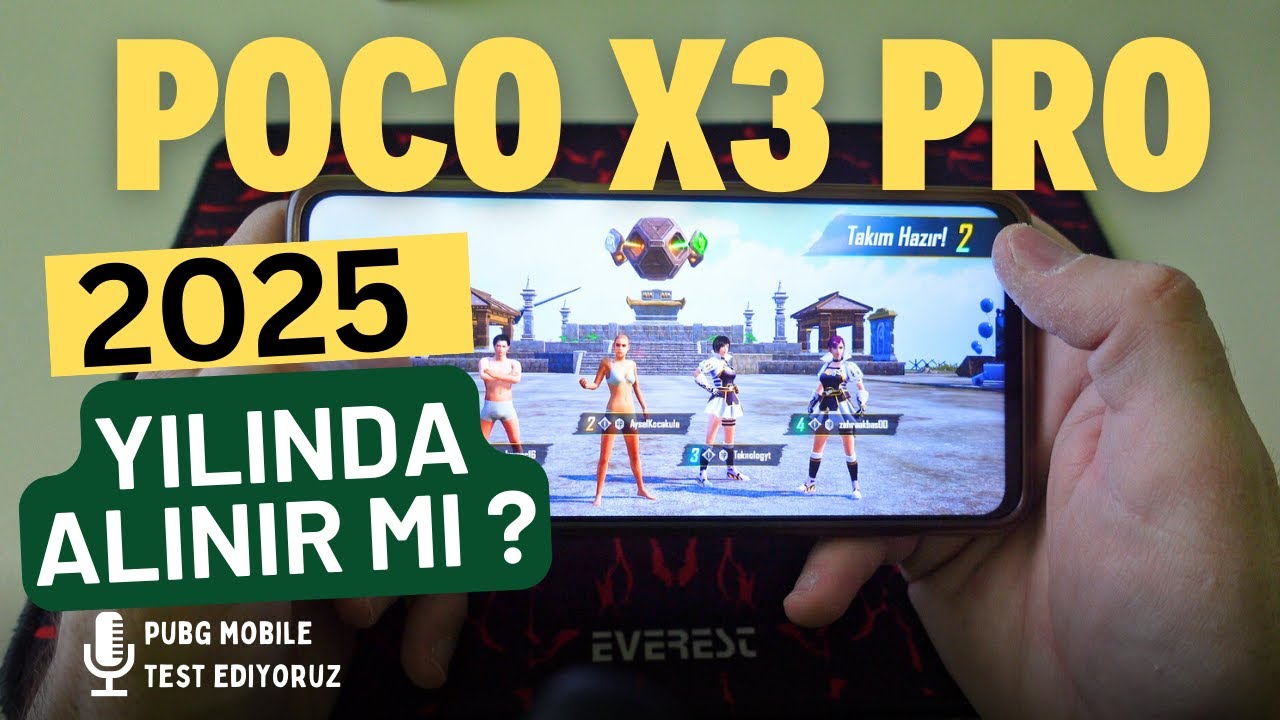 2025 YILINDA POCO X3 PRO ALINIR MI ? || Pubg Mobile Testi
