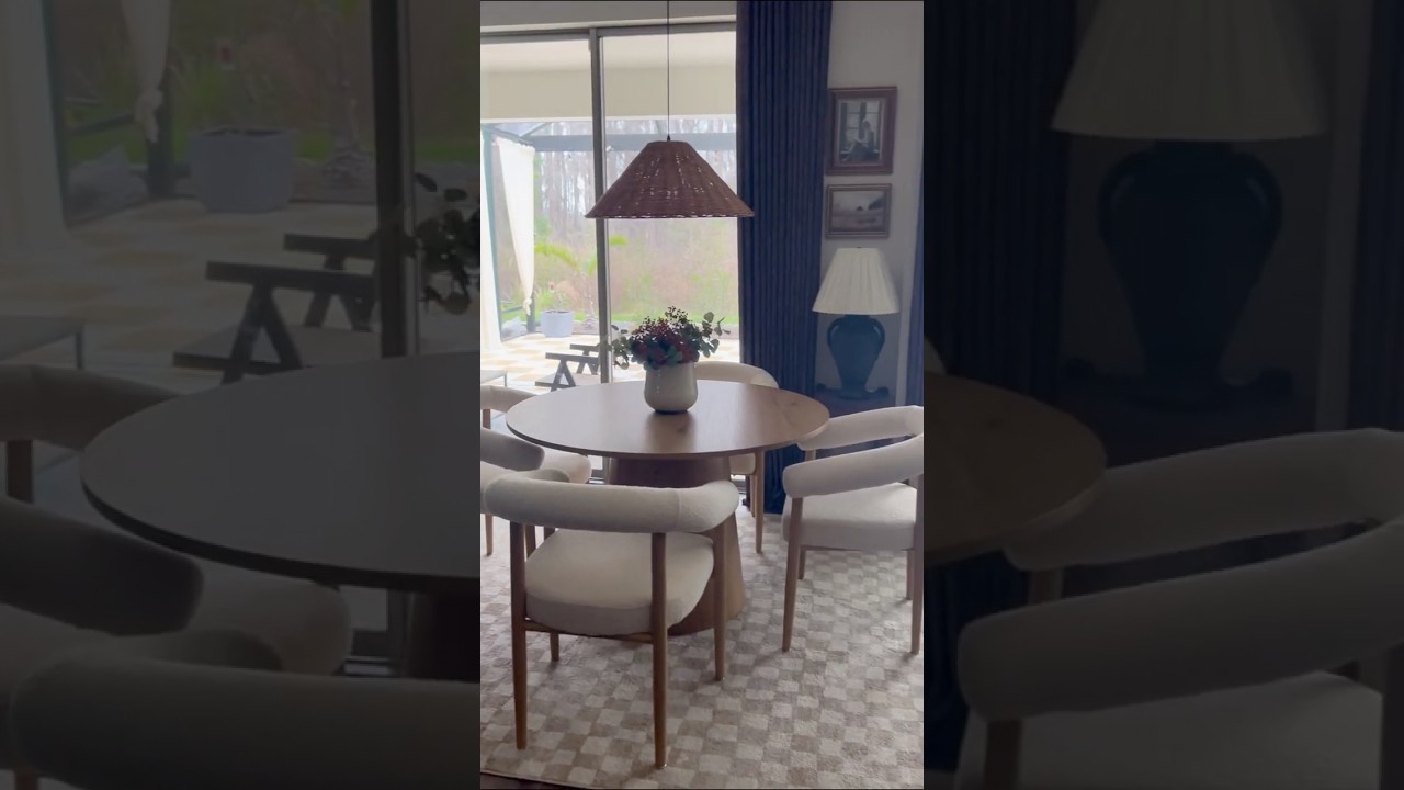 Stylish Dining Room Upgrade  #interiordesign #diningtabledesign #homedecor #home