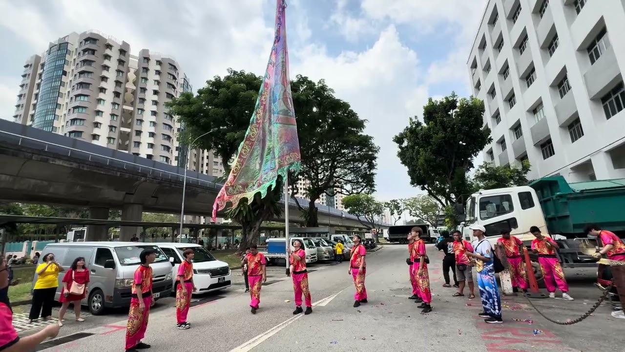 新加坡天興體育會 Tian Heng Big Flag Eye Dotting Ceremony at Geylang East Ave 8 February 2026