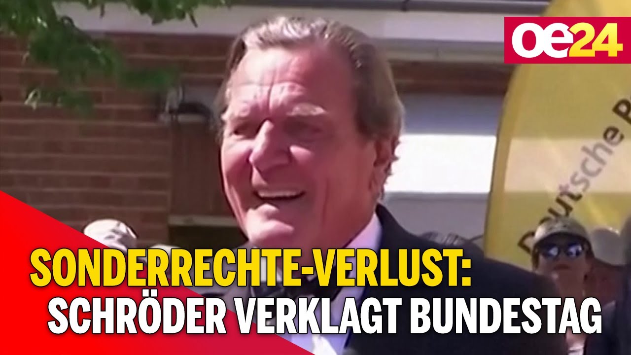 Sonderrechte-Verlust: Schr&ouml;der VERKLAGT Bundestag