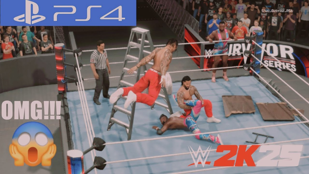 Wwe 2K25 - The USOS vs The New Day - WWE SMACKDOWN TAG TEAM  CHAMPIONS | Full Match Gameplay