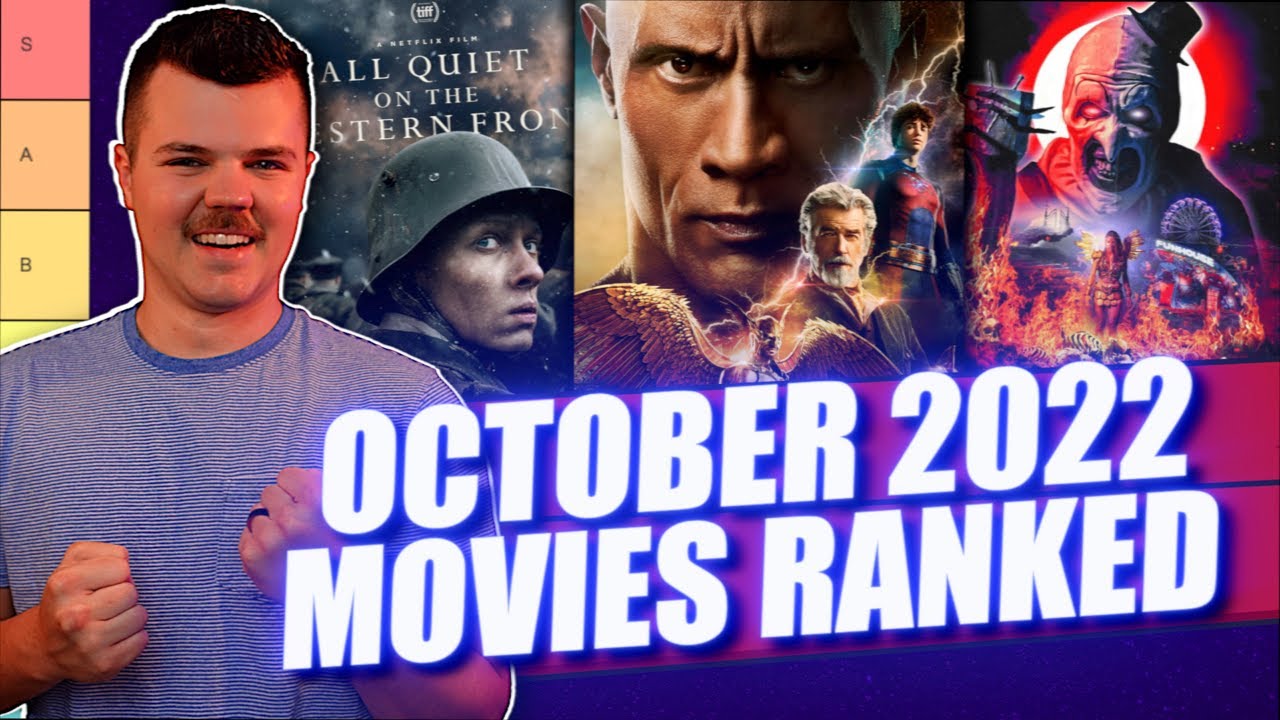 Best and Worst Movies of October 2022 RANKED (Tier List)