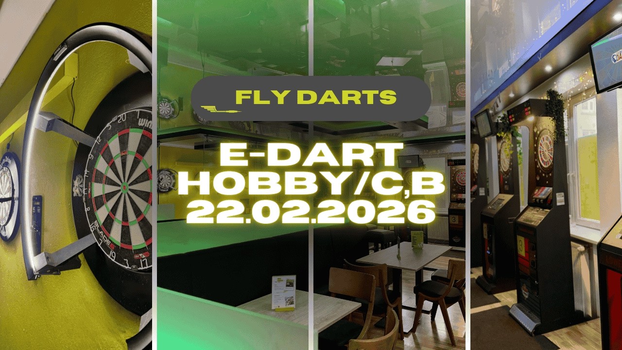 LIVE | Hobby/ C,B E-Dart-Turnier im Fly Darts Zweibrücken