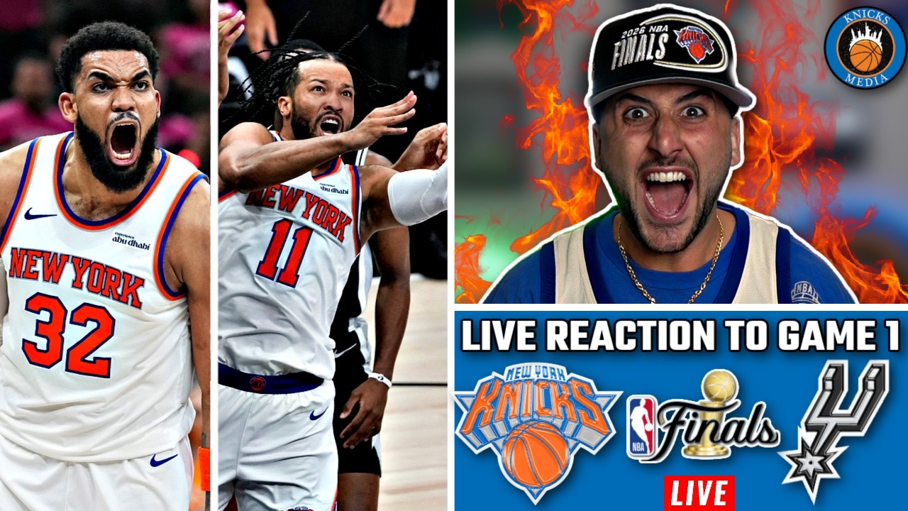 Моя ПРЯМАЯ реакция на ПОБЕДУ Knicks в 1-й игре финала НБА против Spurs