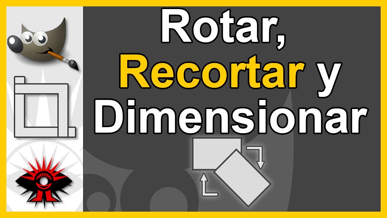 Rotar, recortar y dimensionar imágenes con GIMP.