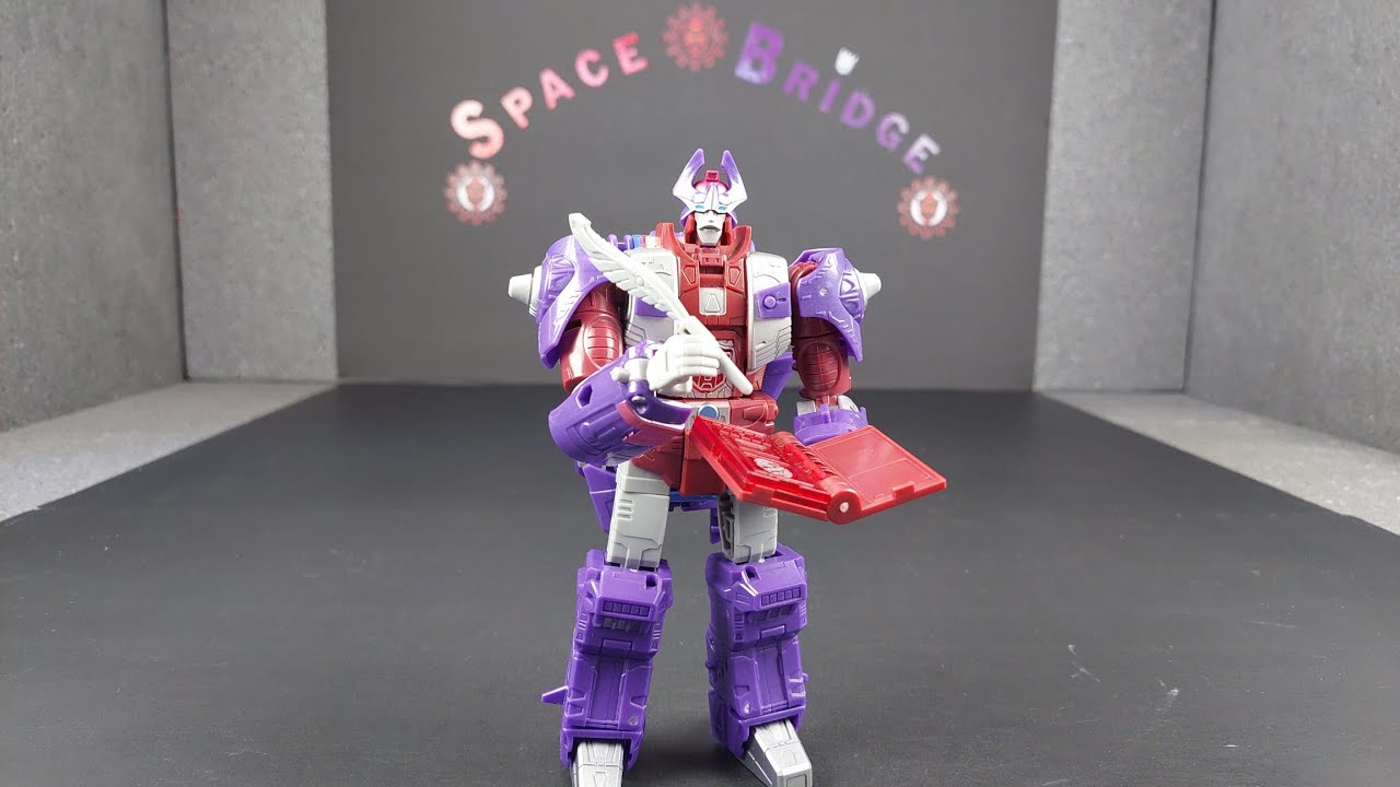 Transformers Age of the Primes Voyager Class Alpha Trion Figura Bemutató