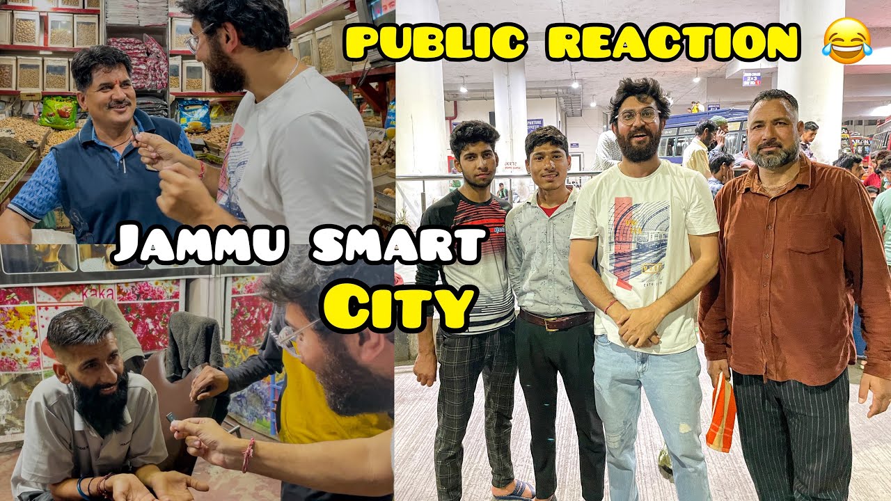 JAMMU SMART CITY PROJECT | PUBLIC REACTIONS 😂 | Jammu & Kashmir Development | DSBOSSKO VLOGS