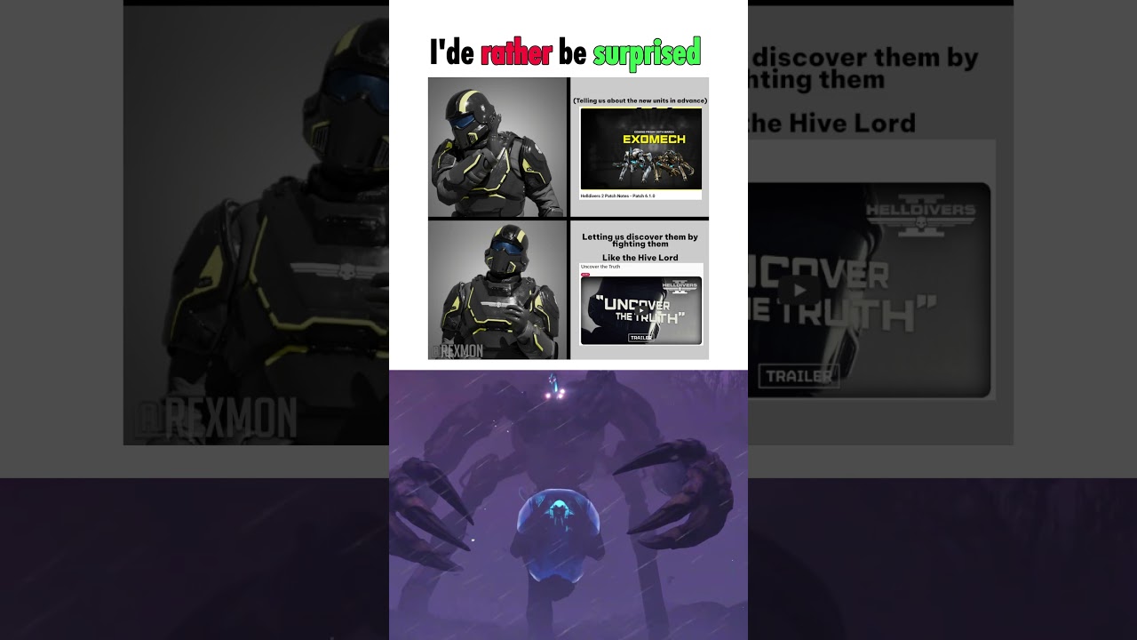I'd rather be surprised - Helldivers 2