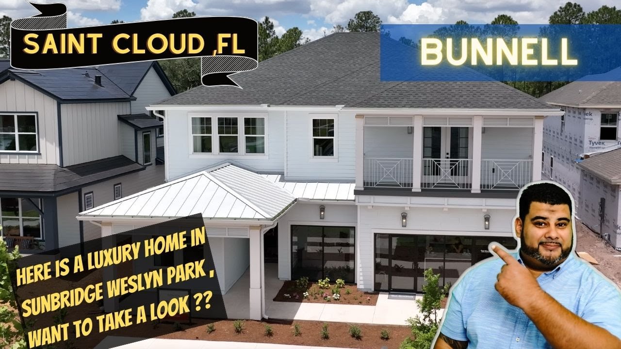 Weslyn Park Sunbridge Saint Cloud FLORIDA Model Tour | Toll Brothers Bunnell Model | Orlando Realtor