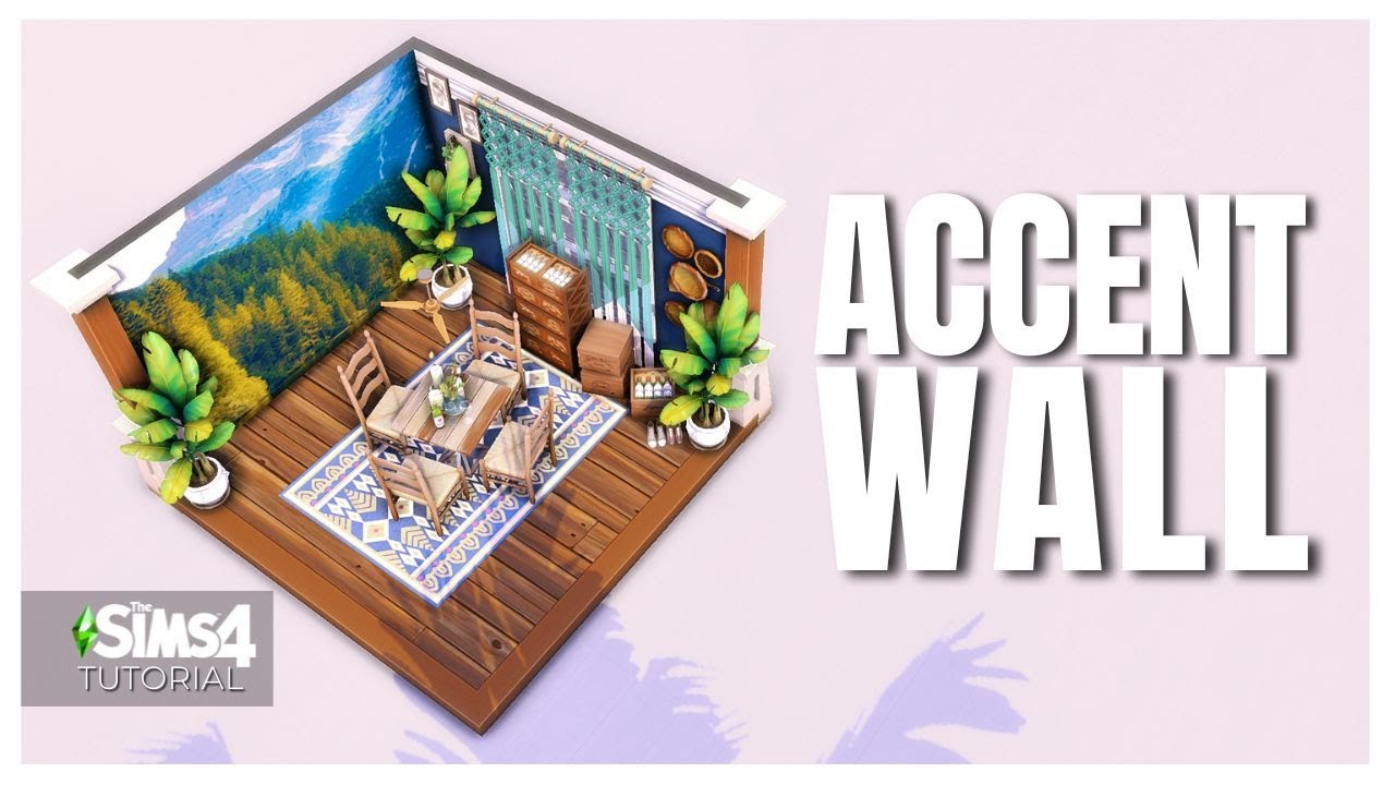 Sims 4 CC Tutorial: How to build Custom Mural Wallpaper!