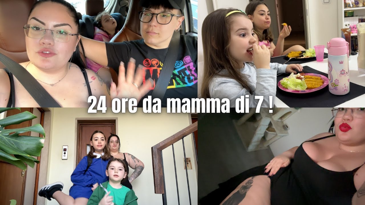 24 ORE DA MAMMA GIOVANE DI 7 FIGLI ROUTINE COMPLETA ! ( PELOSI E NON ! ) / chiara paradisi