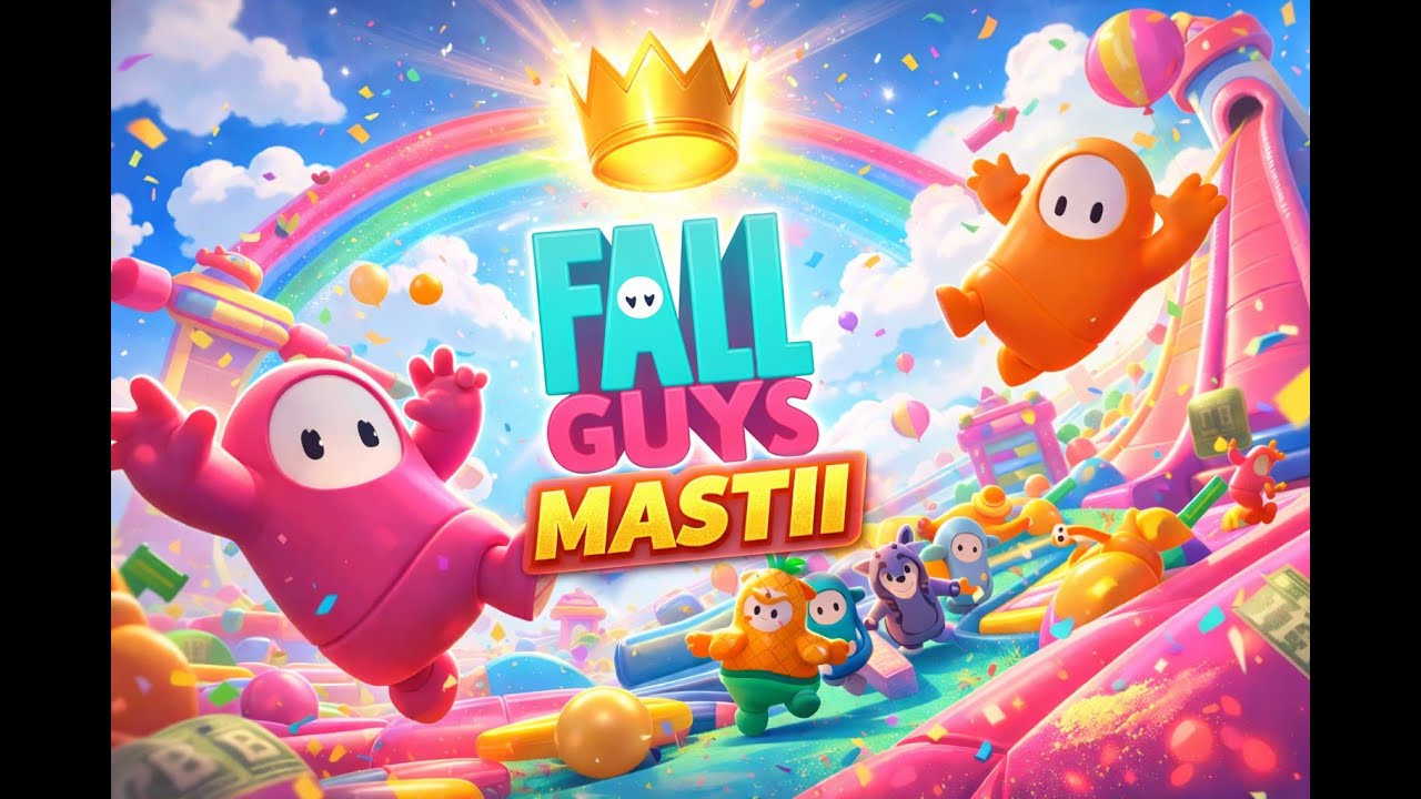 Fall Guys Mastii 😂 Ultimate Chaos Gameplay Hindi Punjabi
