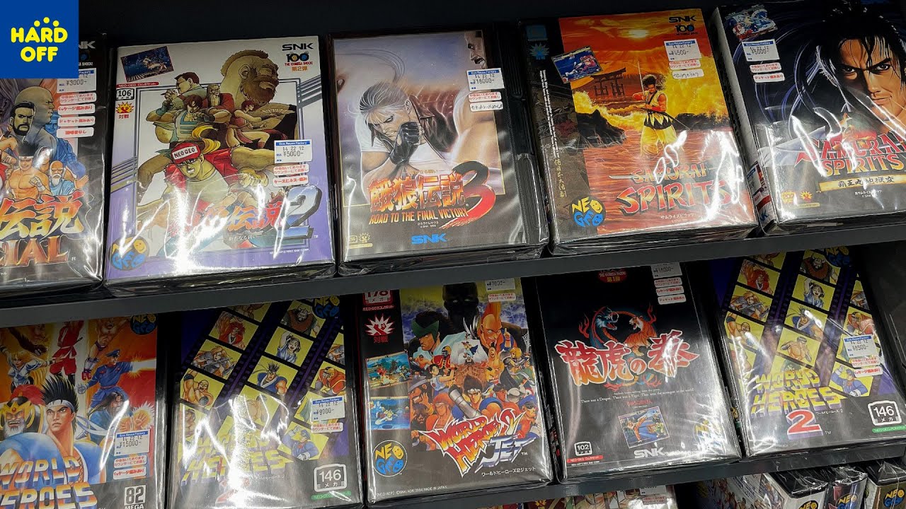 NEO GEO AES and more! Game hunting in Gunma, Japan!