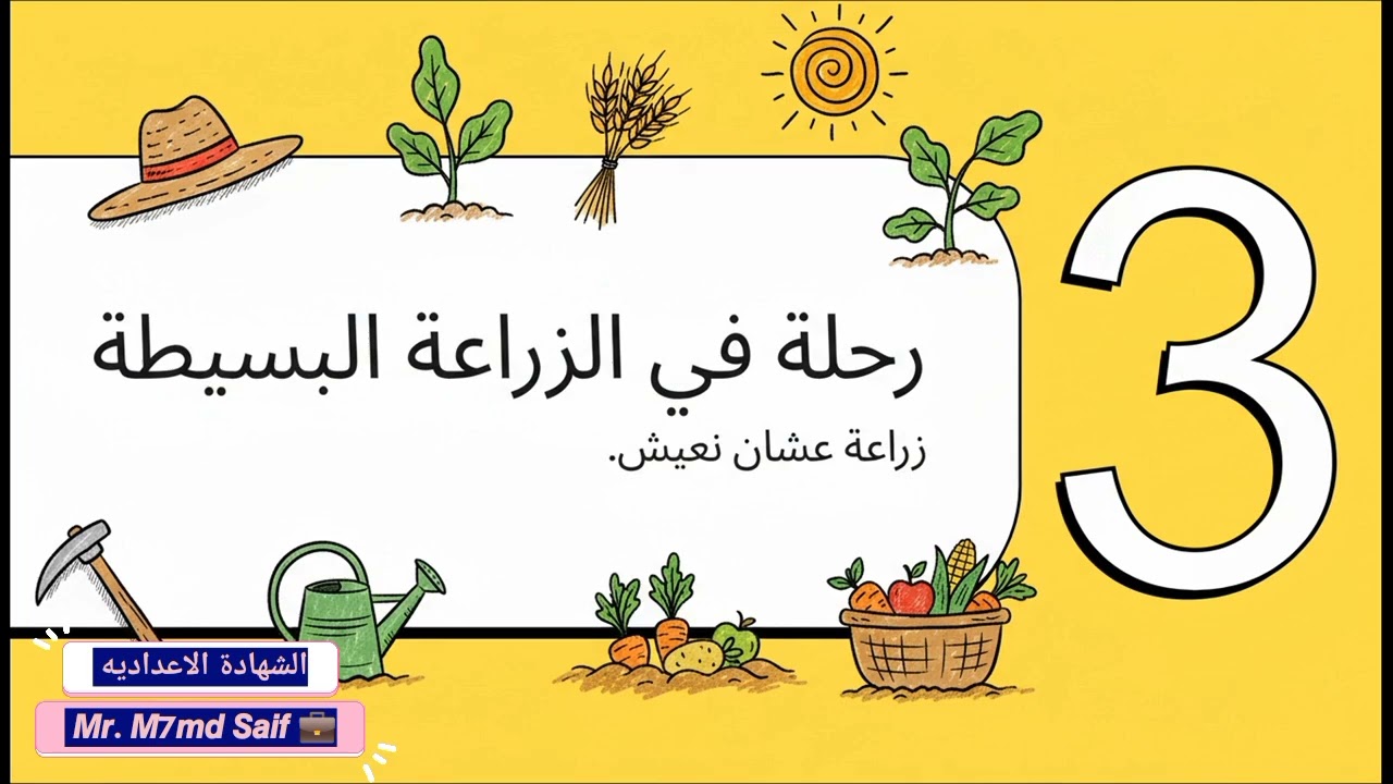 #الشهاده الاعداديه أنواع الزراعه فى العالم 