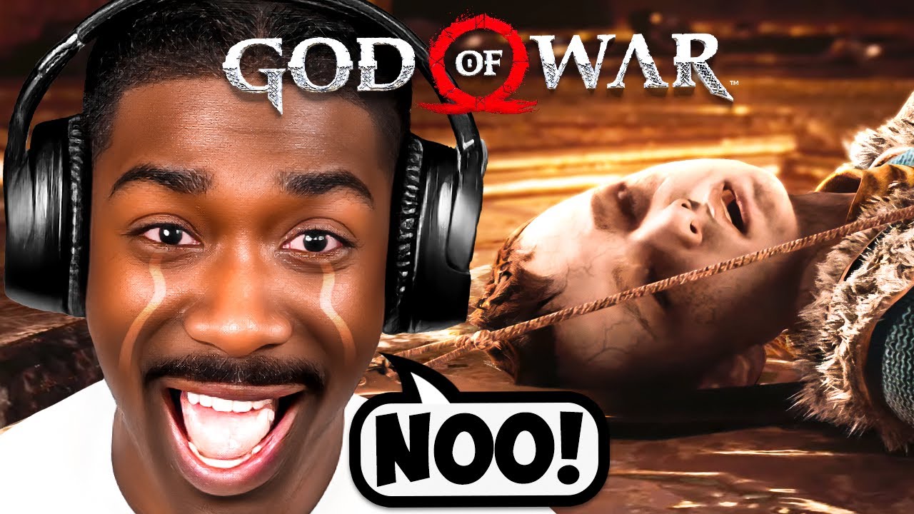 BruceDropEmOff ALMOST Cries Playing 'God of War' For FIRST Time.. (Part 9)