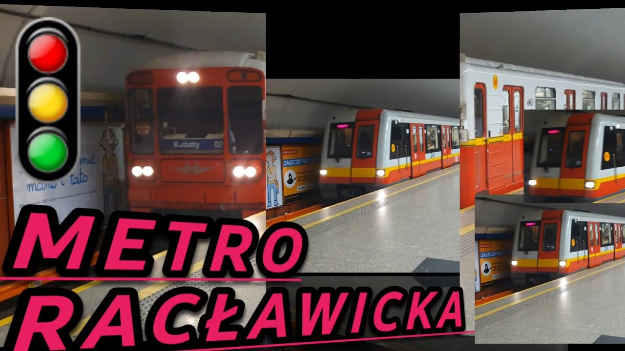 🚉 DE METRO RACŁAWICKA,⏩STACJA METRO  RACŁAWICKA.