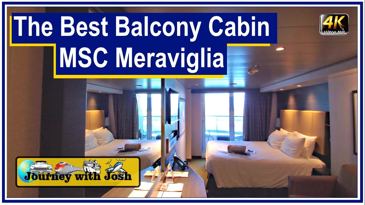 MSC Meraviglia | The Best Balcony Cabin | Cabin 11233 Tour [4K] #cruise #travel #travelvlog