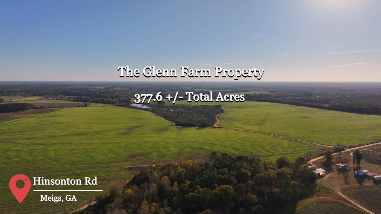 The Glenn Farm Property - 377.6+/- Total Acres - Mitchell County, Georgia