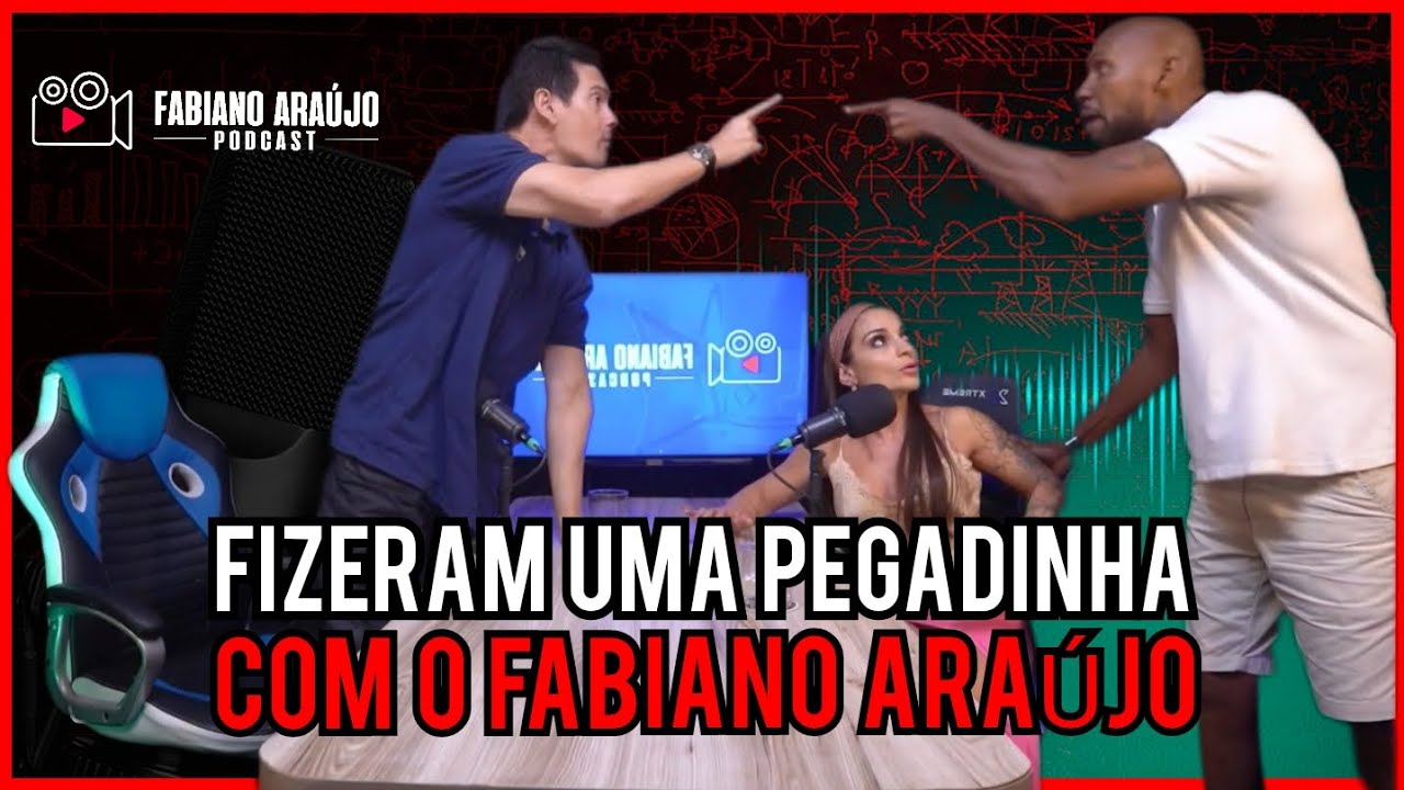 Marido Invade Podcast E Cria Confusão... E Fabiano Araújo Cai Na Pegadinha! | MONIQUE BERTOLINI