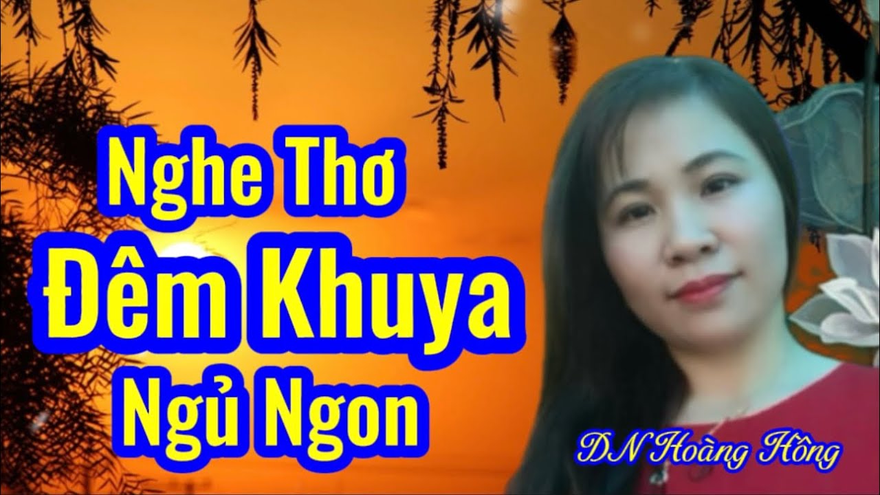 Những Bài Thơ Hay Nhất Nghe Đêm Khuya Dễ Ngủ - Ngâm Thơ Hoàng Hồng