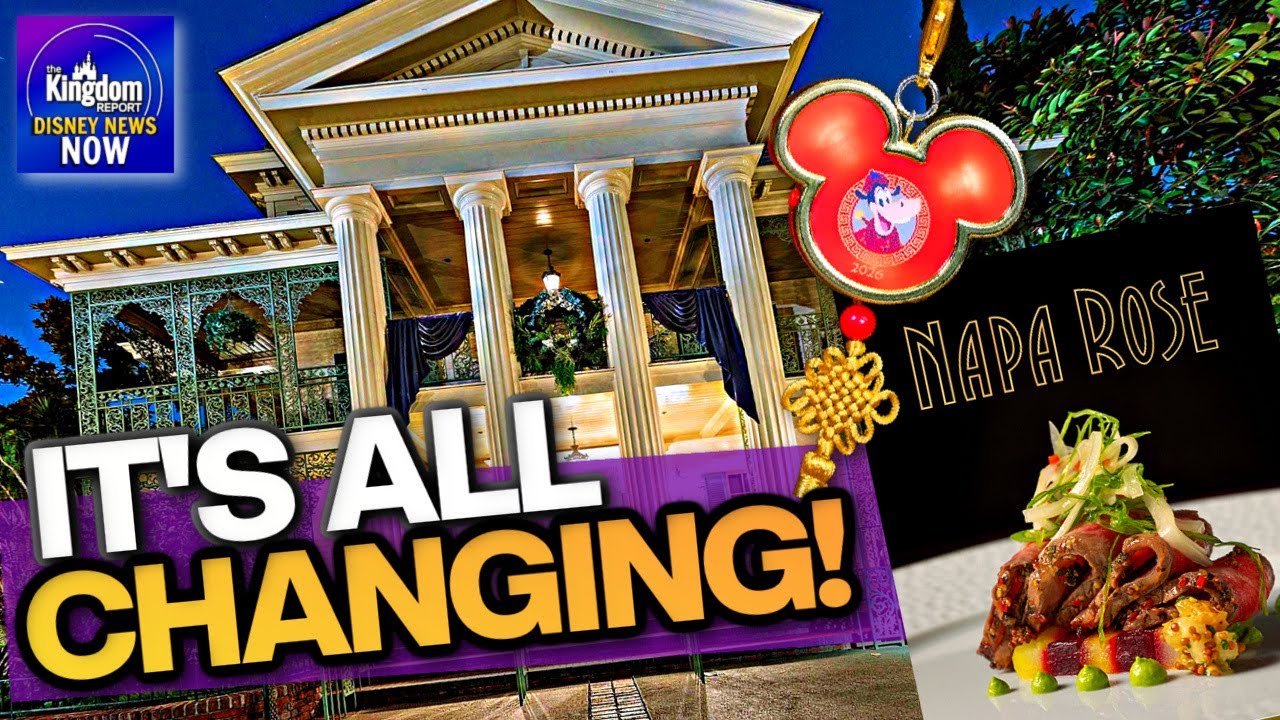 Disney News: Haunted Mansion RETURNS, Napa Rose Reopening & Lunar New Year Begins!