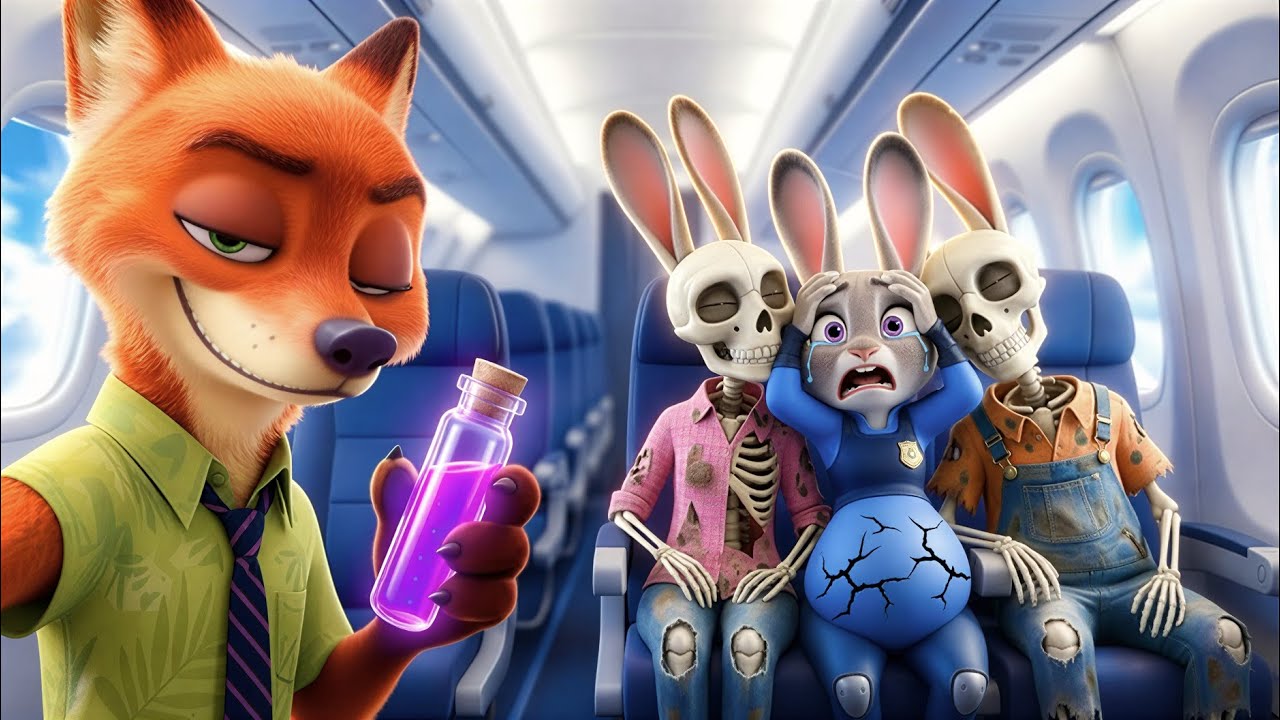 😱 Judy’s Mom & Dad Turned Into Skeletons! 💀🐰 Can Judy Rescue Her Family?! 💔✈️ | Zootopia 2