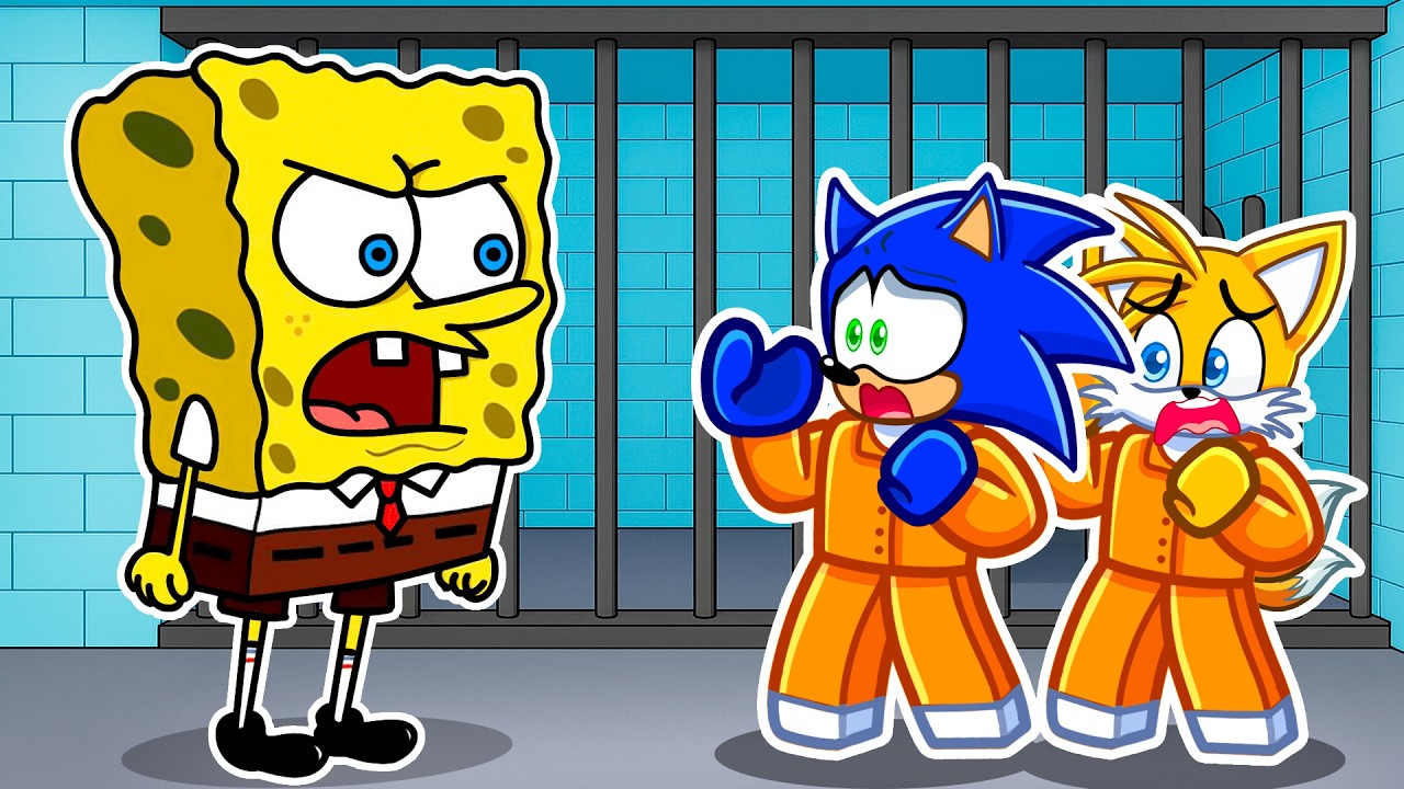 Escape SPONGEBOB'S PRISON RUN In Roblox!
