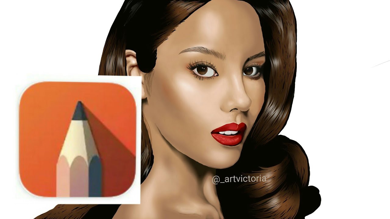 Semi-Realism Autodesk Sketchbook Tutorial  x Catriona Gray Reference